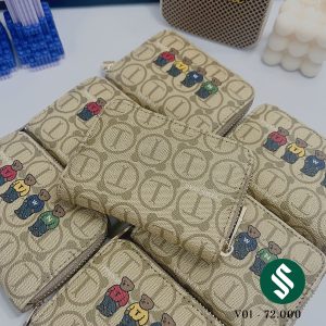 Ví mini cầm tay đựng thẻ hình gấu dễ thương