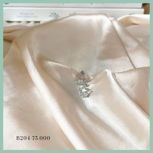 Khuyên tai bạc 925 đính đá hình ngôi sao phù hợp mọi hoàn cảnh