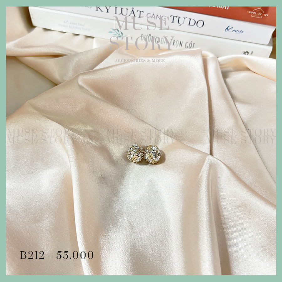 Khuyên tai hít nam châm không cần xỏ lỗ B212