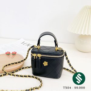 Túi cốp mini dễ thương màu đen TX04