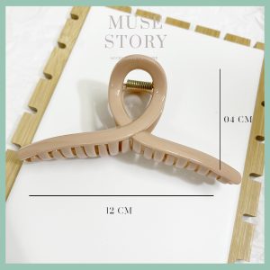 Kẹp búi tóc nhựa đơn giản 12cm