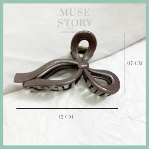 Kẹp búi tóc hình dáng nơ cực dễ thương, dài 12 cm