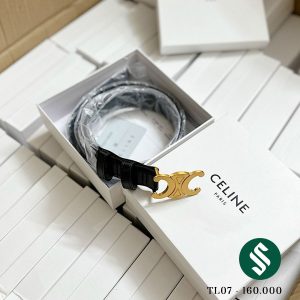 Thắt lưng, dây nịt Celine bản đen full box