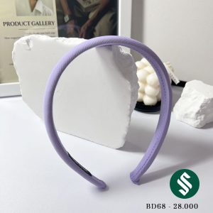 Băng đô màu pastel nhẹ nhàng tinh tế - màu tím