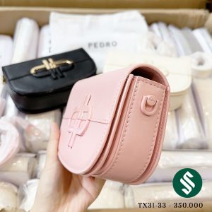 Túi Pedro dáng bầu cận chất và bên hong túi
