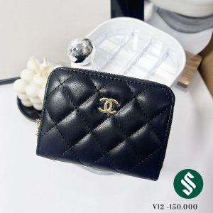 Ví da thương hiệu mẫu Chanel