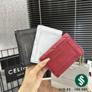 Ví CnK dập ô trám mặt sau nhiều ngăn