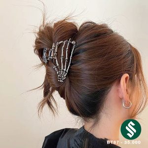 Kẹp tóc bàn tay màu đen