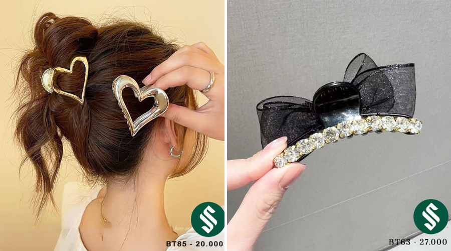 phụ kiện thời trang như kẹp tóc rất ý nghĩa dành tặng bạn gái