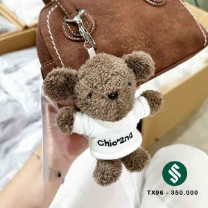 túi chio 2 quai charm gấu xịn xò
