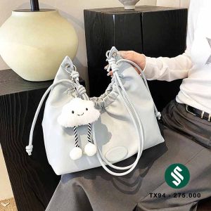 túi xác charm mây màu xanh