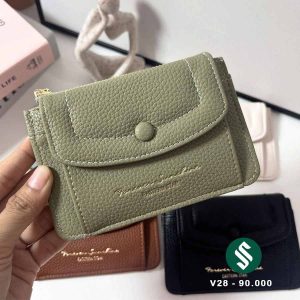 ví đựng màu xanh lá