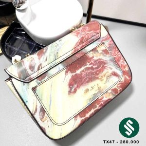 túi vuông màu loang